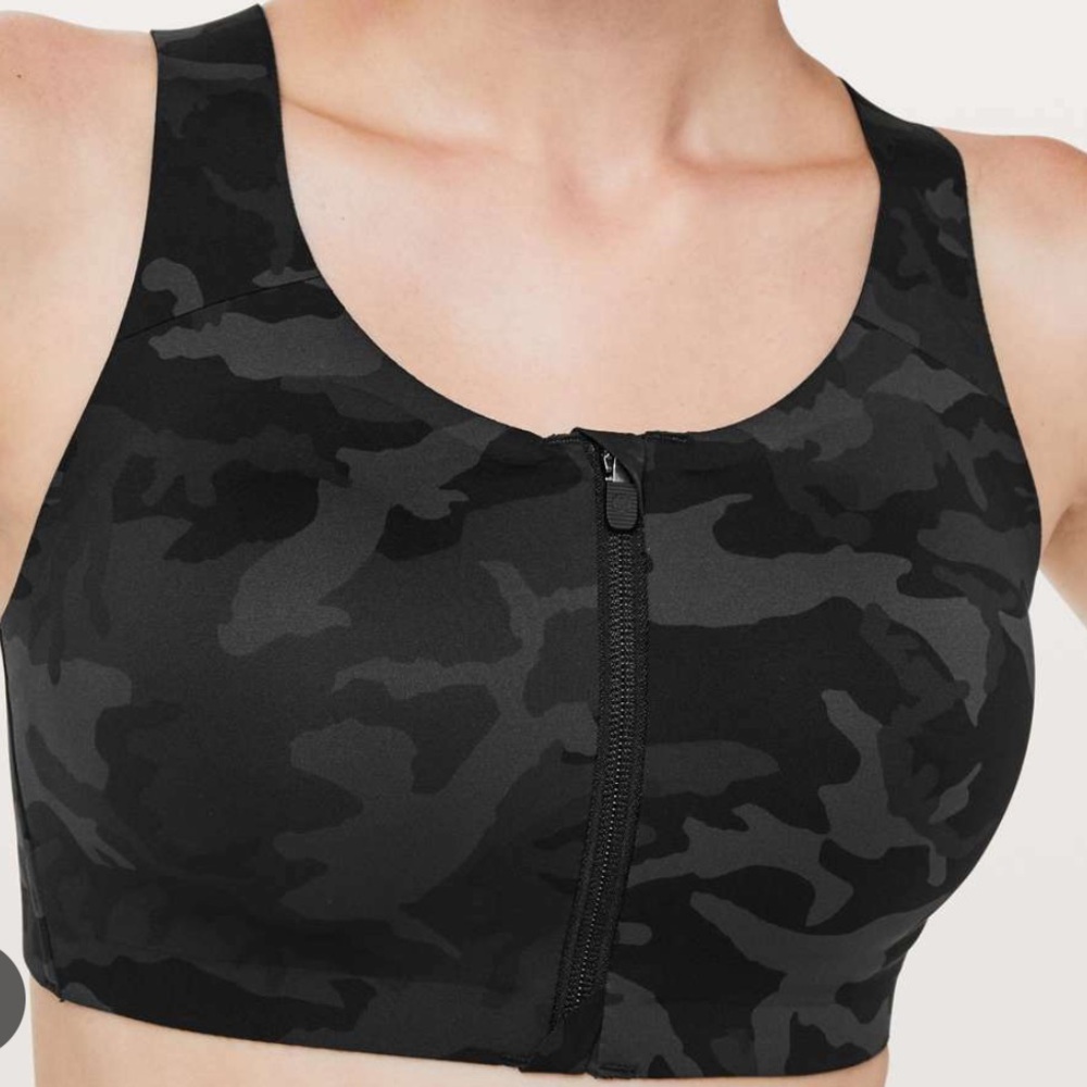 Enlite Front-Zip Bra - Camo